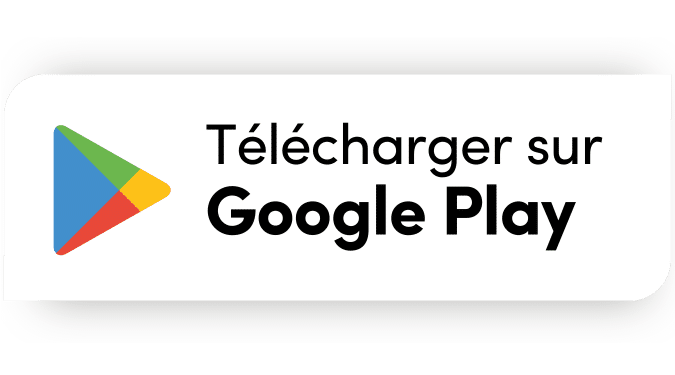 Bouton de téléchargement Google Play pour l’application Ketchain, plateforme mobile de recettes internationales et de chefs passionnés.