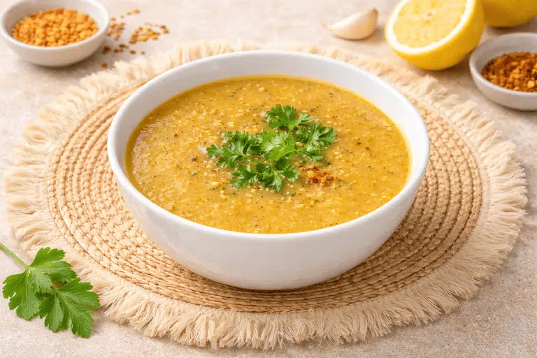 soupe de lentilles syrienne